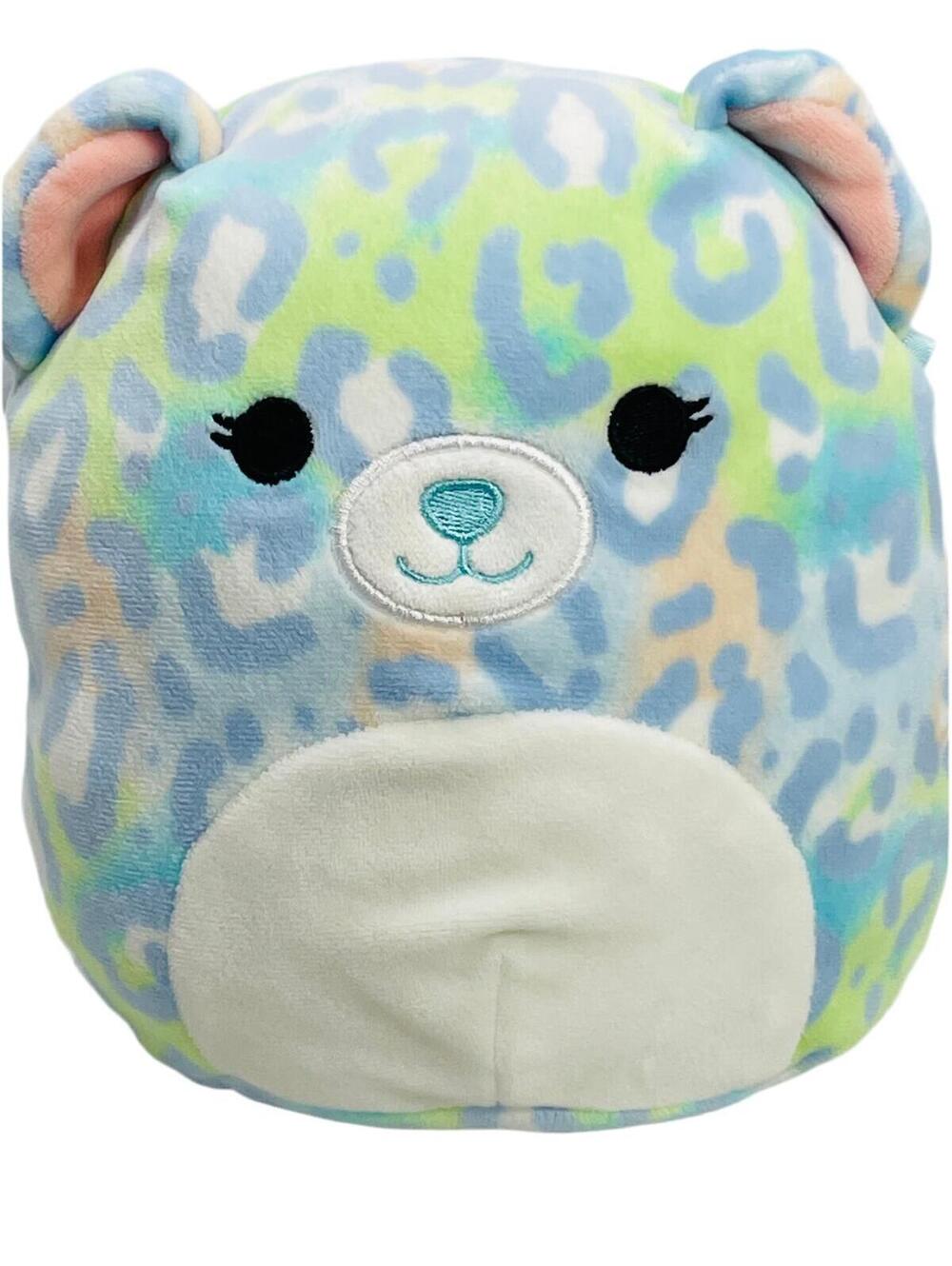 Squishmallows 8" Lindsay Blue Cheetah LT WEAR Freshly Laundered